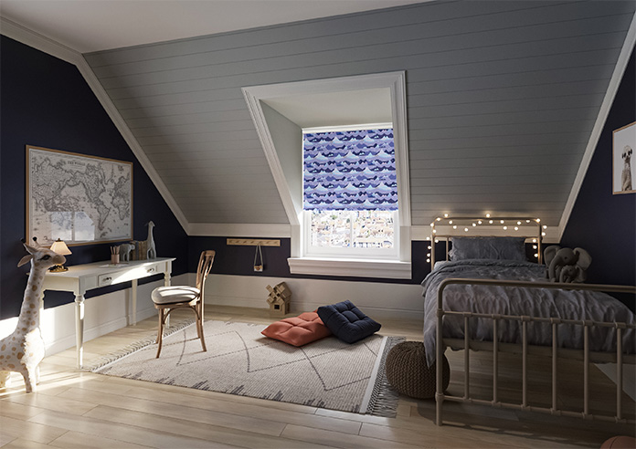 Serene Summit, Blue Dusk - Twist&Fit Roller Blind - Image 7